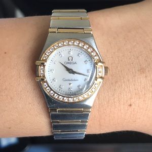Omega Constellation diamond watch